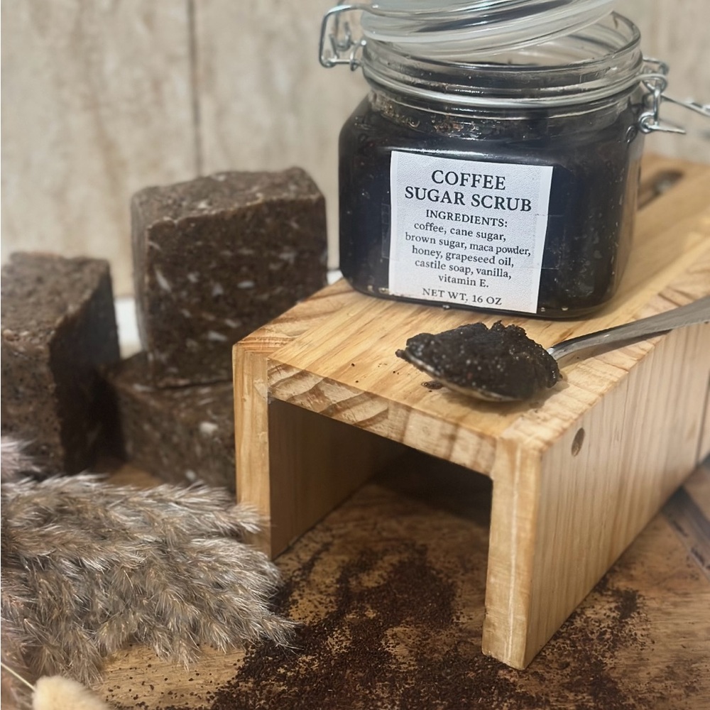 Coffee Sugar Scrub - 100% natural.